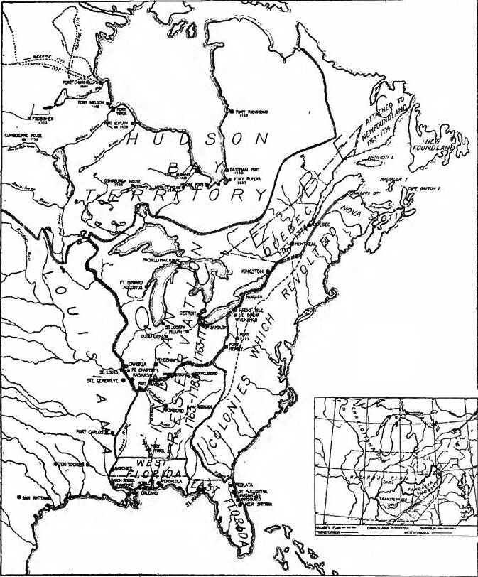 The New British Possessions, 1763-1783.