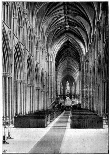 THE NAVE, LOOKING EAST.