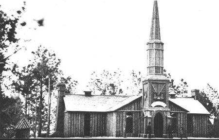 A contribution to camp religious life, the 50th New York Engineers constructed this church for their comrades at Petersburg.