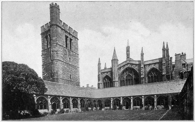 NEW COLLEGE CLOISTERS, BELL TOWER, AND CHAPEL