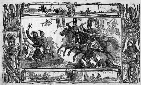 A battle scene