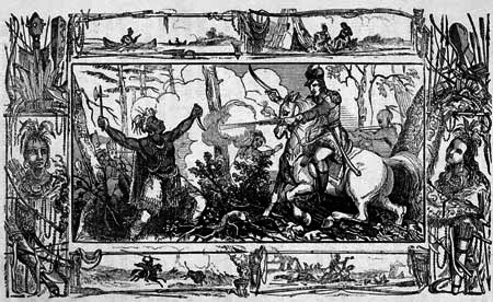 A battle scene