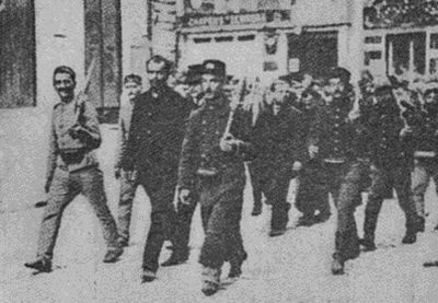 SOLDIERS ARRESTING RELIGIOUS.