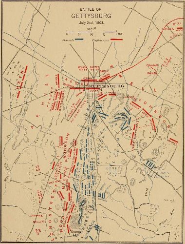 BATTLE OF GETTYSBURG. July 2nd, 1863.