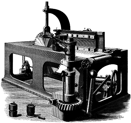 BENCH WITH SAW-STEADYING APPARATUS.