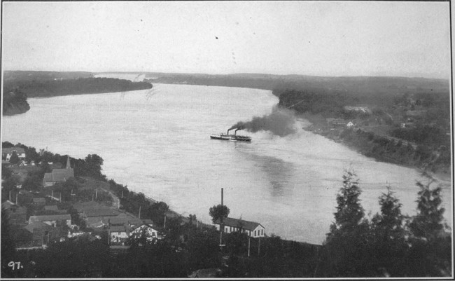 Queenstown. The NIAGARA RIVER from Queenston Heights. (page 169) Lewiston.