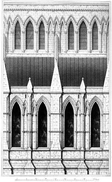 Exterior LINCOLN CATHEDRAL. Nave