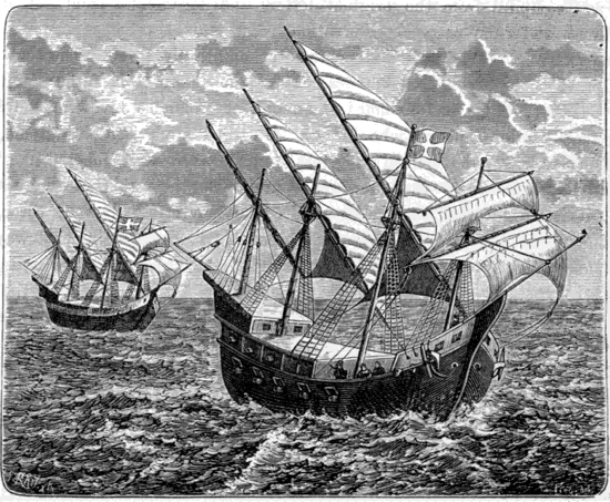 BARTHOLOMEW DIAZ ON HIS VOYAGE TO THE CAPE