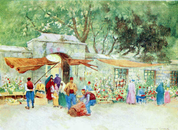 A FLOWER-MARKET, SCUTARI