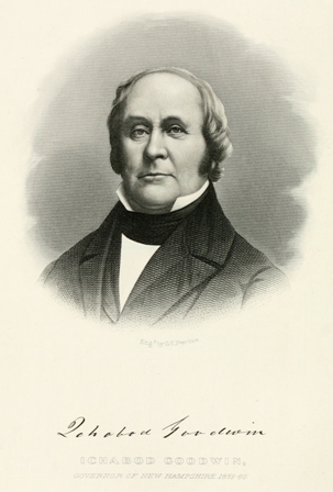 ICHABOD GOODWIN.  GOVERNOR OF NEW HAMPSHIRE 1859-60.