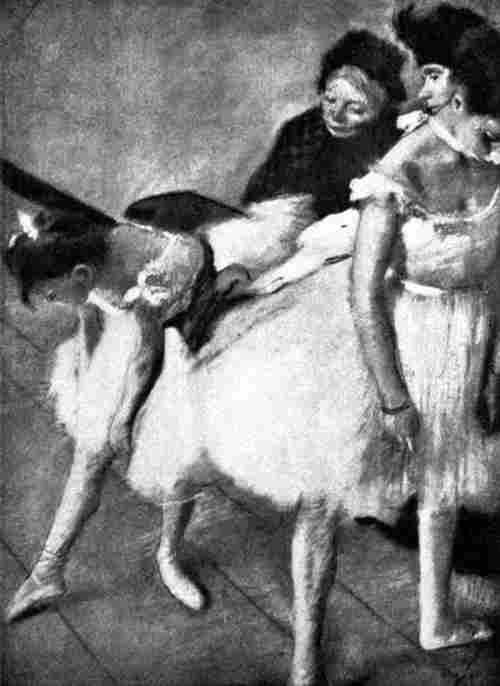 DANSEUSES A LEUR TOILETTE BY DEGAS