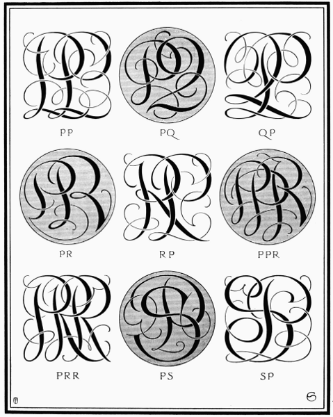 PLATE XCIX—PP, PQ, PR, PS