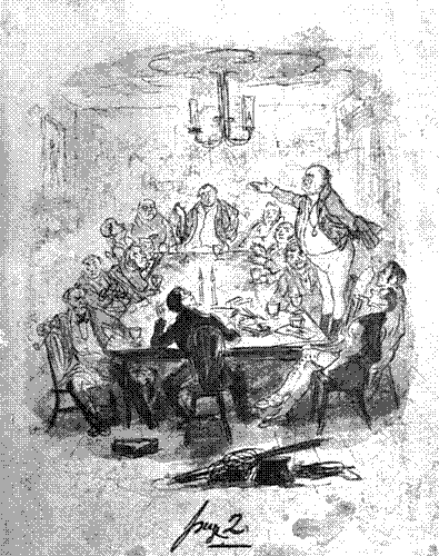 Mr. Pickwick Addresses the Club