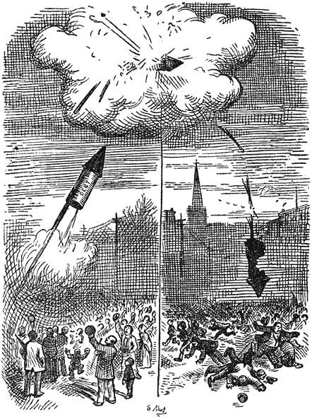 “An instrument of military necessity, once created, remains such an instrumentality for continued use for all time; no matter who it may hit, or what property it may destroy.”