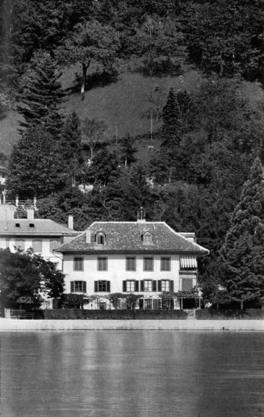 Photograph of Brahms' Lodgings near Thun. Photograph by Moegle, Thun.