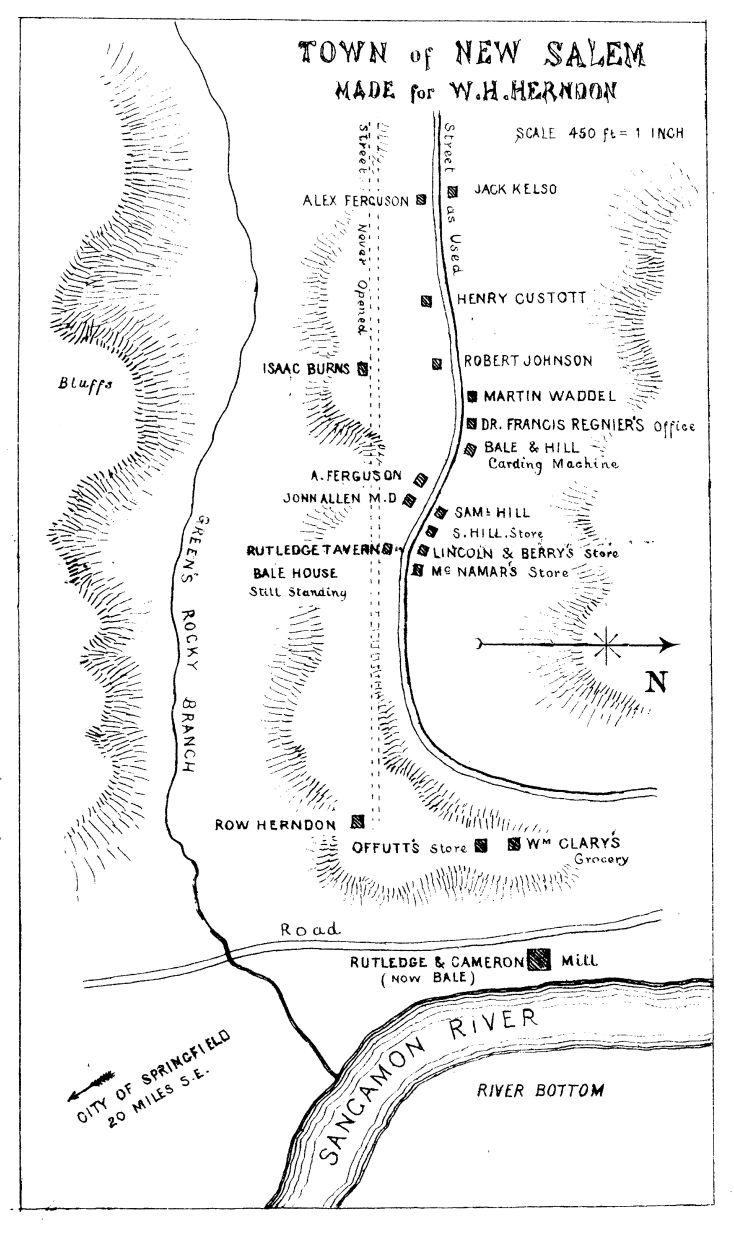 Map of New Salem 115 