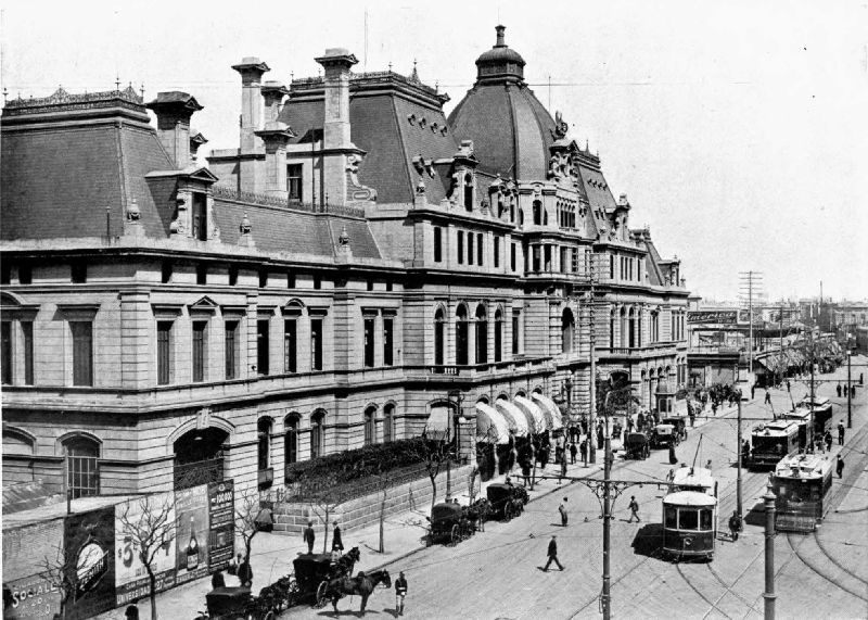 PLAZA CONSTITUCION STATION AT BUENOS AIRES.