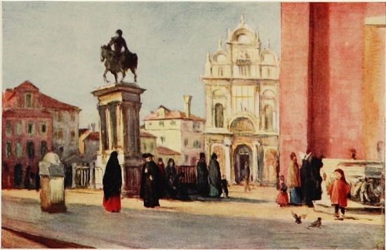 SCUOLA DI SAN MARCO AND STATUE OF COLLEONI.