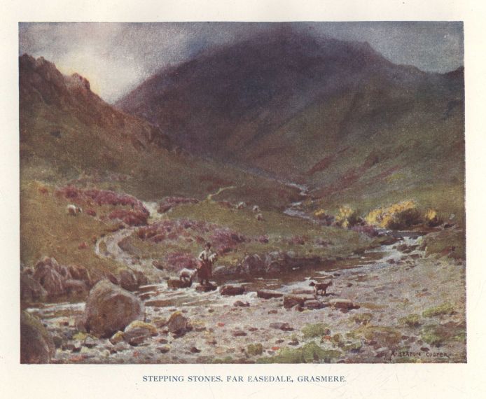 STEPPING STONES, FAR EASEDALE, GRASMERE.