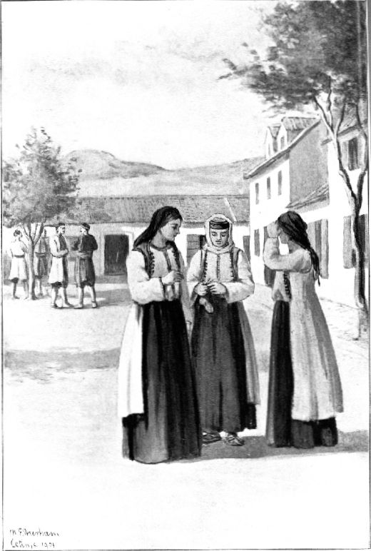 MONTENEGRIN WOMEN, CETINJE.