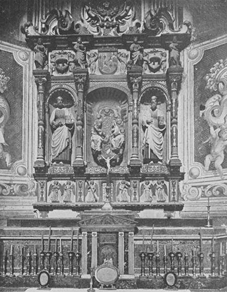 DUOMO — CAPPELLA DI S. AGATA: DECORAZIONE SOVRASTANTE ALL'ALTARE.