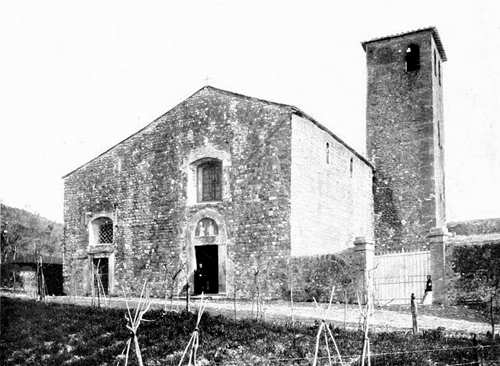 PIEVE DI S. IPPOLITO IN VAL DI PESA PRESSO MONTELUPO. (Fot. I. I. d'Arti Grafiche).