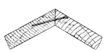 Fig. 21.—Joint of Hexagon Sides of Vase.