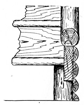 Fig. 132.—Cross Section of Elevated Foot-bridge     at Lower Step (Fig. 130).