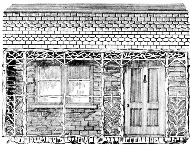 Fig. 133.—Front Elevation of Verandah.