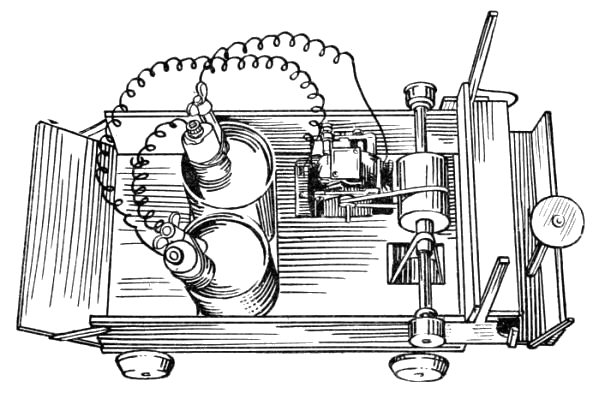 Top view of Electric Motor Truck.