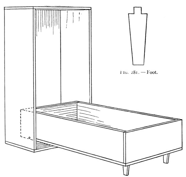 Folding-bed (open).