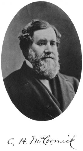 C. H. McCormick (portrait and signature)