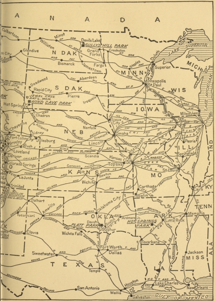 LOCATION OF NATIONAL PARKS AND NATIONAL MONUMENTS - RIGHT PART