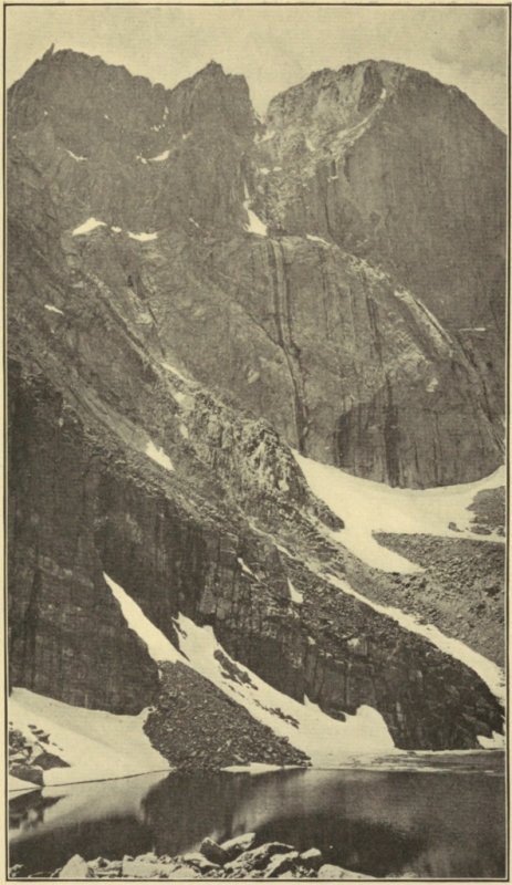 LONG'S PEAK FROM CHASM LAKE