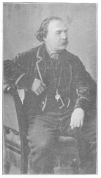 John Henry Anderson as he appeared in his later years. From a cut in the Harry Houdini Collection.