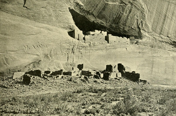 The Ruins in Canyon de Chelly, Arizona, called “Casa Blanca”.