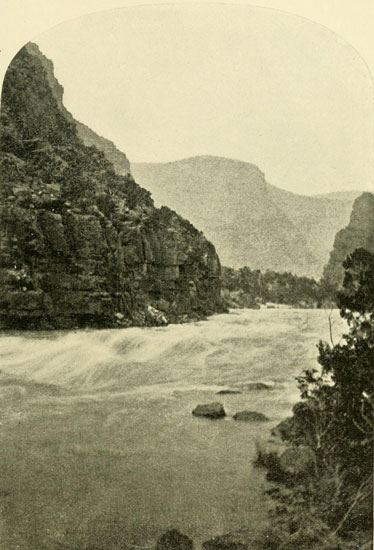 The Canyon of Lodore—Upper Part of Disaster Falls.