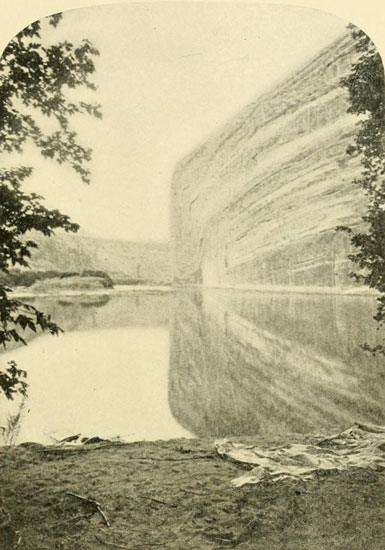 Echo Rock on Right, from which Echo Park Takes its Name.