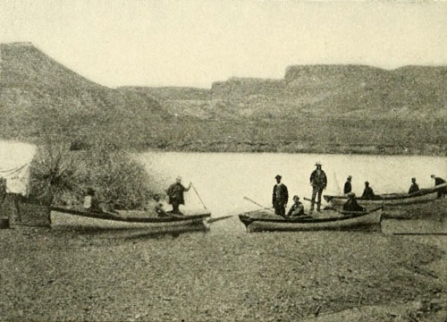 Ready for the Start, U.S. Colorado River Expedition, Green River, Wyoming 1871.