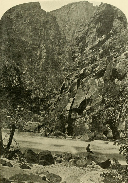 Canyon of Lodore at Triplet Falls.