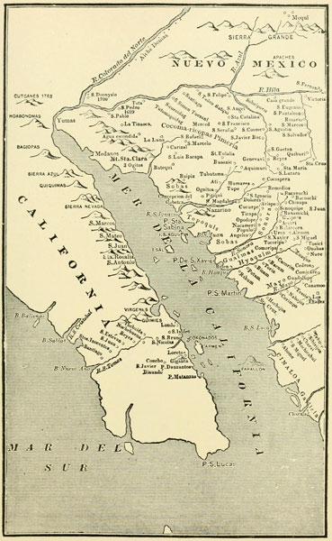 Padre Kino’s Map of 1701.