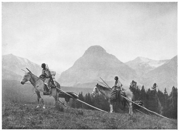 Two riders on horseback