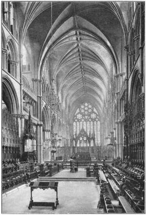 THE CHOIR, LOOKING EAST.