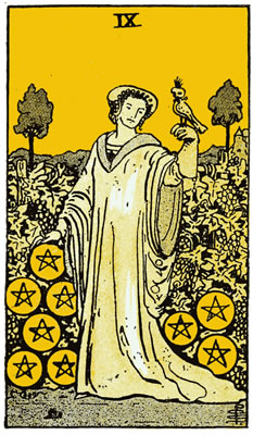 Nine of Pentacles