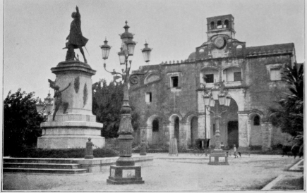 The Cathedral and the Statue of Columbus Santo Domingo