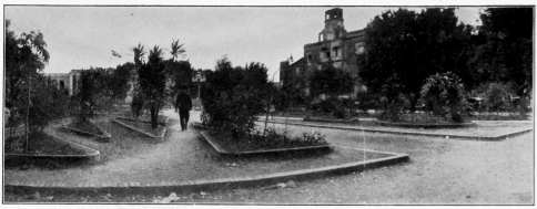 Looking across the Plaza Santo Domingo