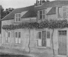 HOUSE IN THE VILLAGE OF LES METZ, IN THE PARISH OF JOUY-EN-JOSAS, SEINE-ET-OISE,  In which Juliette Drouet lived while Victor Hugo was staying at Les Roches. This is the house referred to in La Tristesse d’Olympio.