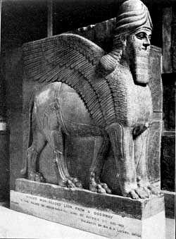 Winged Man-headed Lion