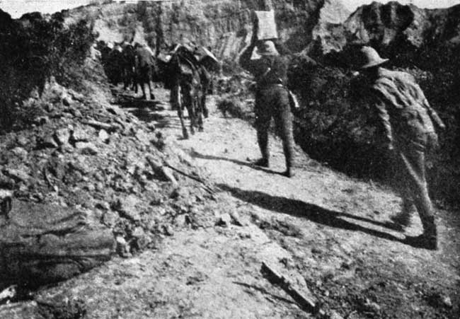 Carrying Stores up Walker's Ridge