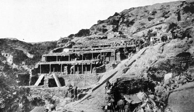 The Bomb-proof Shelters at Quinn's Post